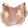 thumbnail image 1 of Y2K Corduroy Shoulder Bag Women, Cute Tote Bag Large Crossbody Bag for Work Travel Shopping, 1 of 9