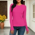 thumbnail image 1 of Y2K Crop Tops for Juniors Dressy Boat Neck Bodycon Slim Fit Layering Basic T-Shirt, 1 of 9