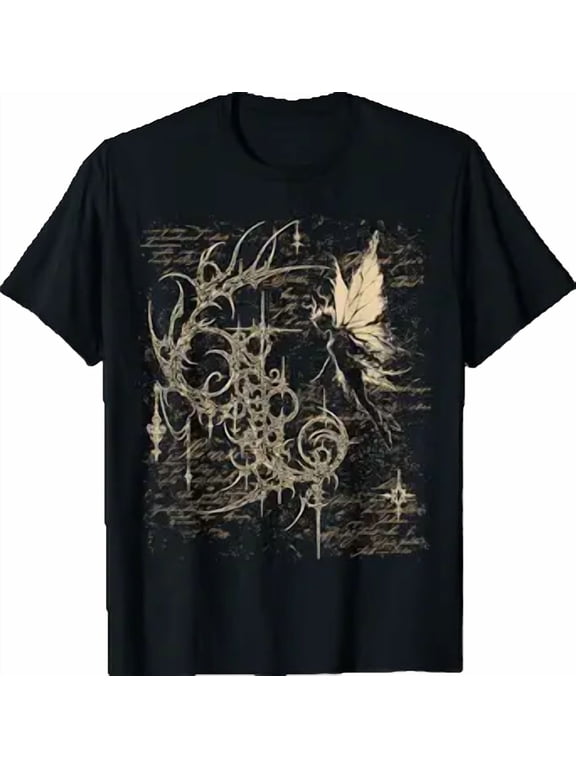 Y2K Grunge Alt Goth Fairy Sigilism Vintage Graphic T-Shirt