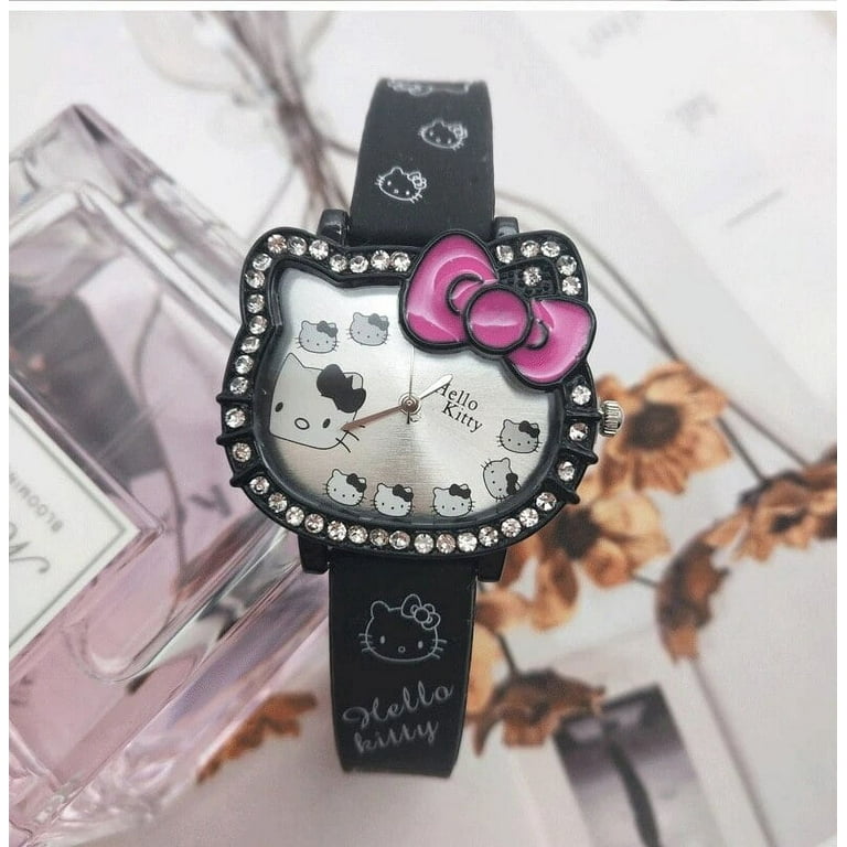 Hello kitty diamond watch hot sale