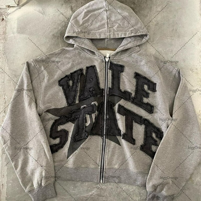 Casual Letter Embroidery Hooded Cotton Sweatshirt Casual Letter Embroidery Hooded Cotton Sweatshirt