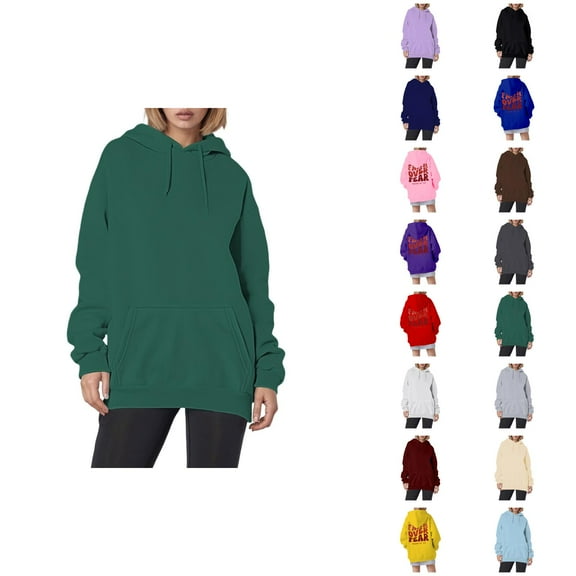 Y2K Hoodie Oversized Womens Sweatshirt Zip Up Women Casual Fashion Women's Loose Fit Letter Print Pullover For Daily Wear Vacation Spring Winter Comfortable Soft