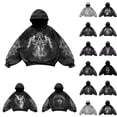 thumbnail image 1 of Y2K Hoodie for Men Retro Gothic Long Sleeve Hoodie Streetwear Casual Loose Hoodies for Men Pullover Black XXXXXXL, 1 of 3