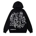 thumbnail image 1 of Y2K Hoodies for Women Men Unisex Cartoon Graphic Hoodie Jacket Aesthetic Harajuku Oversized Sweatshirt Streetwear, 1 of 3