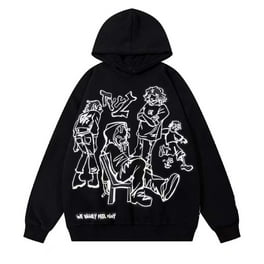 Rhinestone Graphic Hoodie with Head Cover,Oversized