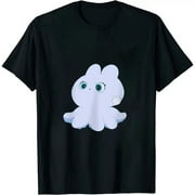 Y2K-Inspired Black Cartoon Tee: Cute and Classic with Short Sleeves and Round Neck