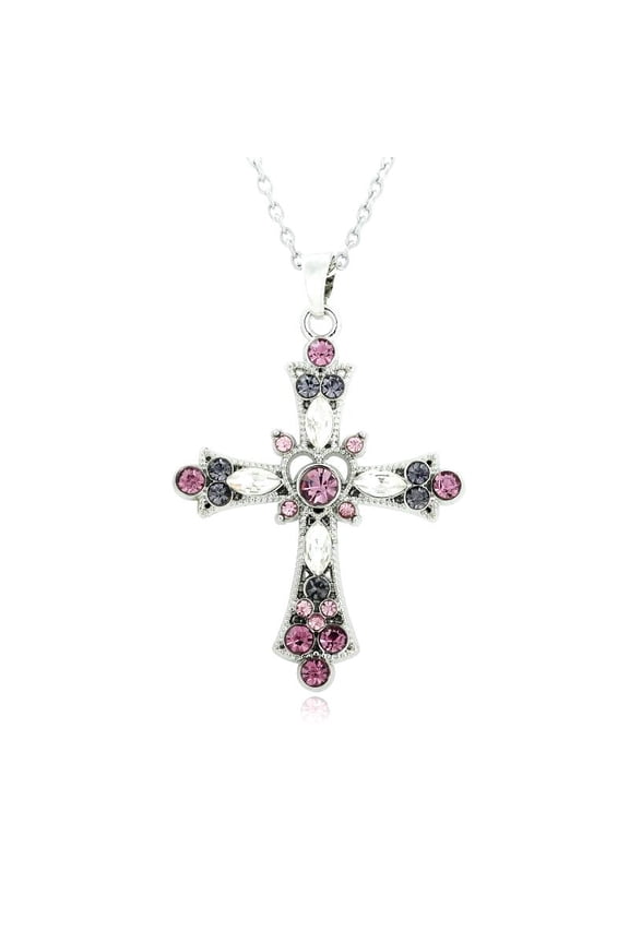 Y2K Irregular Goth Large Cross Pendant Necklaces For Men Women Couple Necklace Jewelry