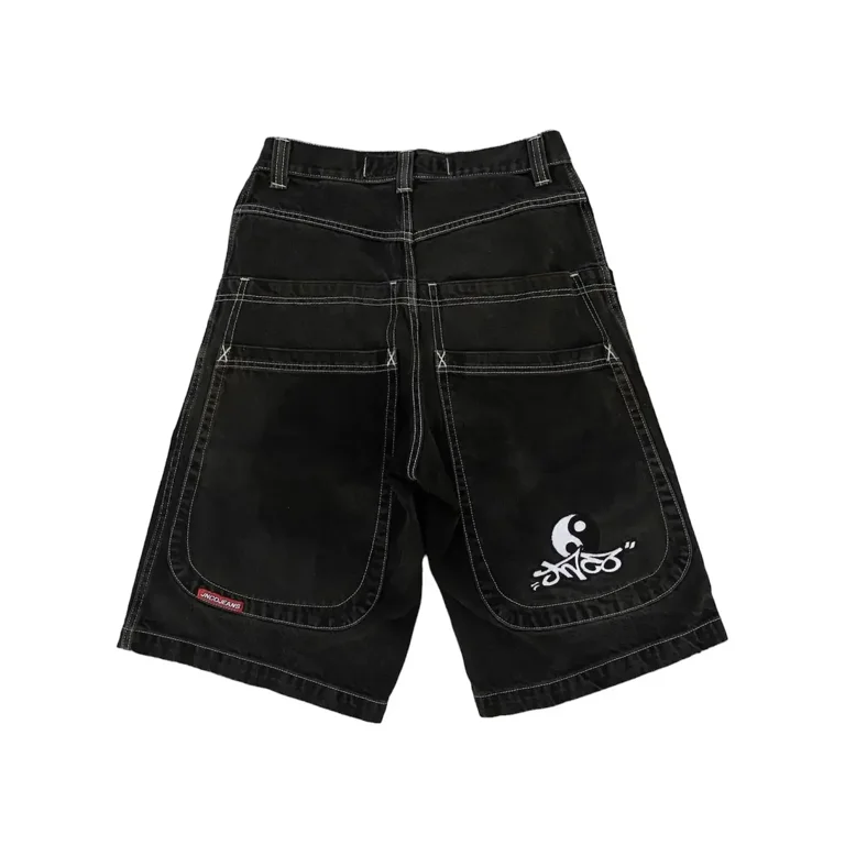 Y2K New Hip Hop Baggy Jeans Retro Pattern Summer Denim
