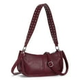 thumbnail image 1 of Y2K Purse for Women Trendy Leather Shoulder Bag Punk Rivet Crossbody Bag Retro Top Handle Satchel Black, 1 of 7
