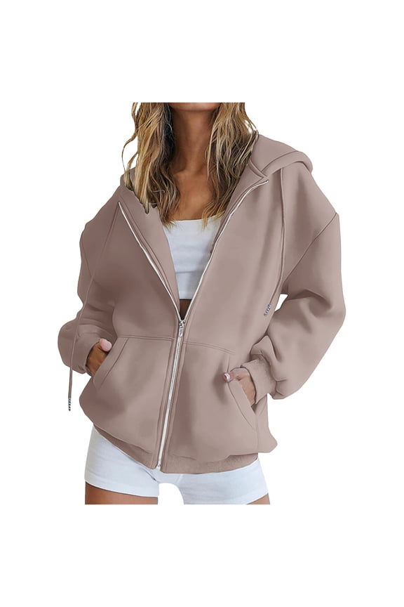 Y2K Zip-Up Hoodie – Retro-Modern Casual Staple