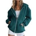 thumbnail image 1 of Y2K Zip-Up Hoodie – Retro-Modern Casual Staple, 1 of 7