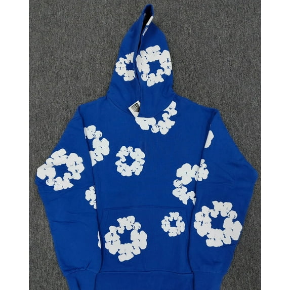 Y2K unisex foam printed hoodie, loose and oversized street retro Y2K unisex pullover, Gothic street couple hoodie