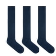 thumbnail image 1 of Y2Y2 Men's Knee-High Dress Socks Navy 3-Pack Shoe Size 7-12, 1 of 6