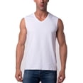 thumbnail image 1 of Y2Y2 Men's Sleeveless V-Neck T-Shirt White S 34"-36", 1 of 5
