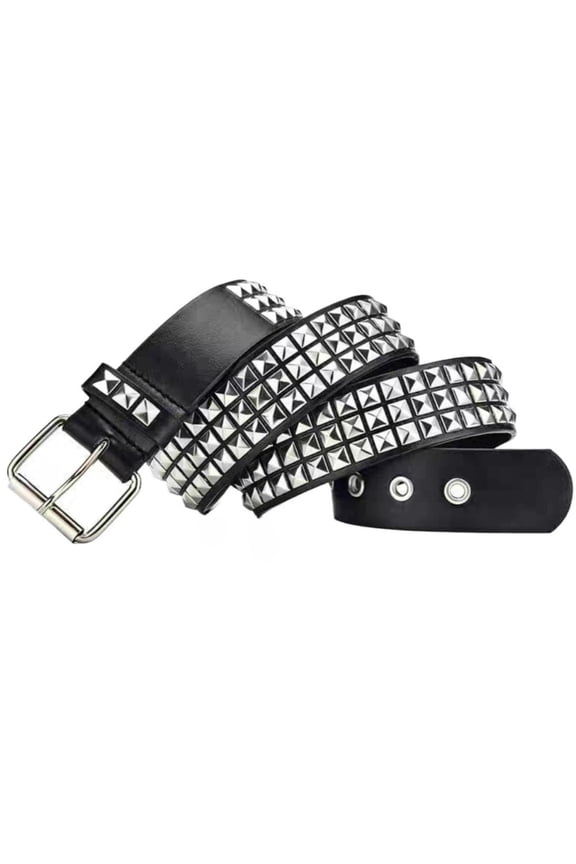 Y2k Alt Belts Gothic Studded Belt Women Goth Streetwear 2000s Punk Vintage Grunge Emo Accessories