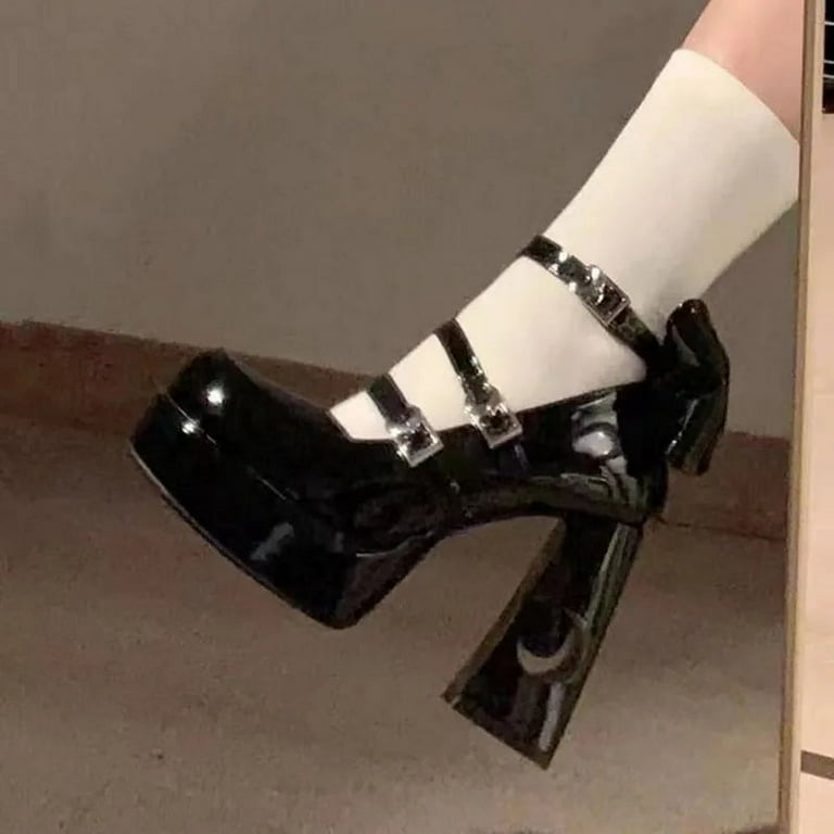 Thick hotsell heels pumps