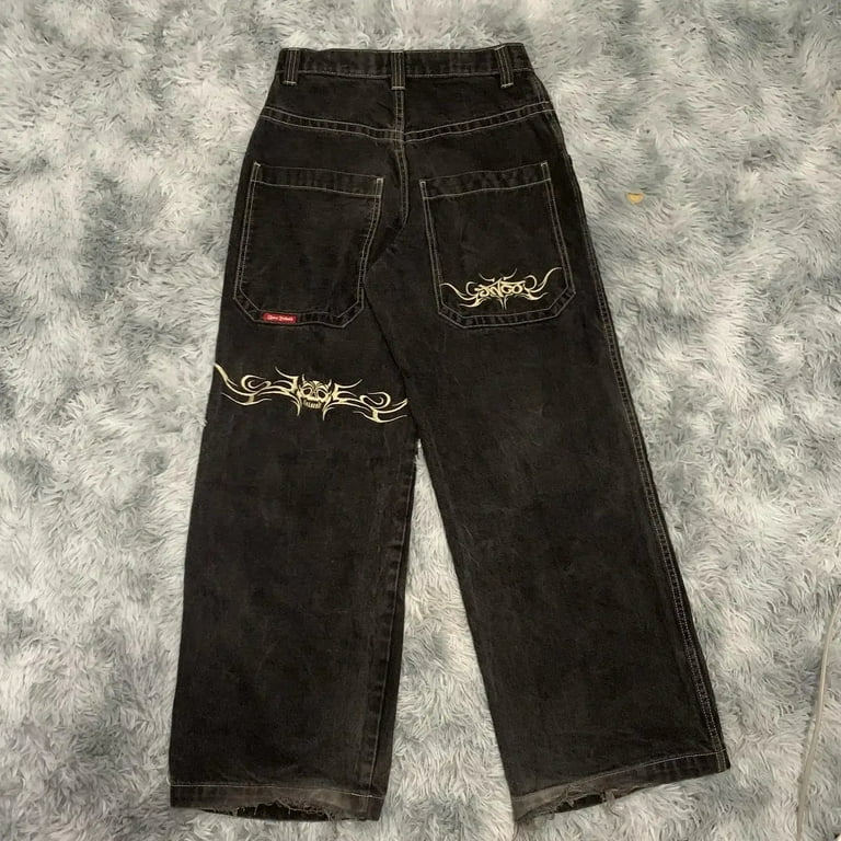 Y2k Hip Hop Fashion Street Loose Goth Big Pockets Jeans