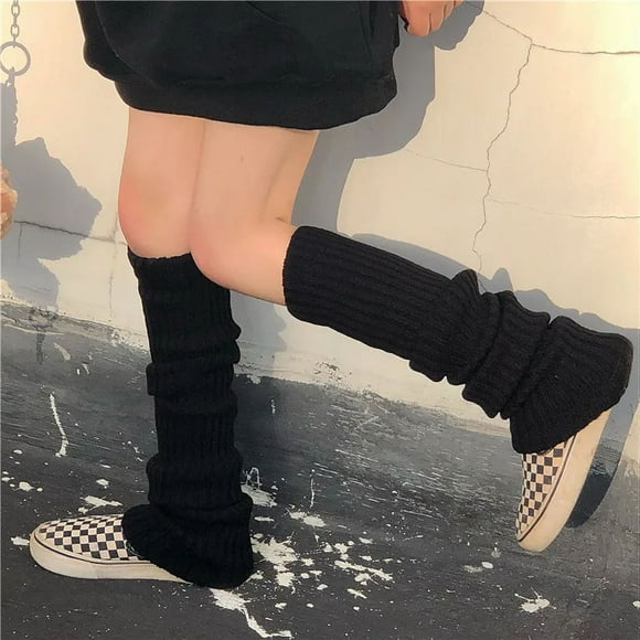 Y2k Lolita Socks Cute Flared Knitted Long Warmers Foot Cover White Arm Warmer Leg Kawai Jk Autumn Calf Gaiters Sweet Leg Warmers