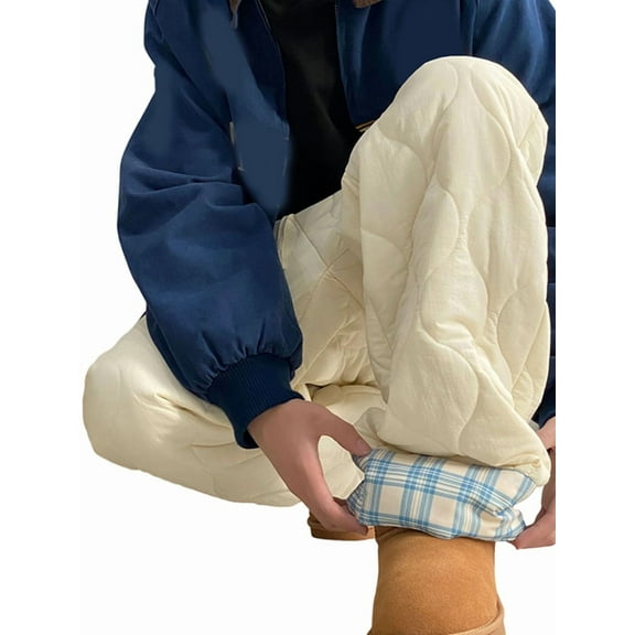 Y2k Pants Women Baggy Snowboard Pants Wide Leg Pants Grunge Streetwear High Waisted Pants Apricot XXXL