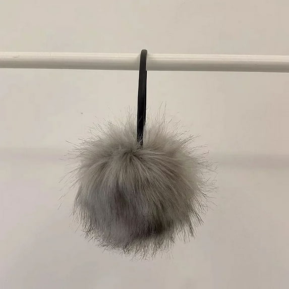 Y2k Plush Ear Muffs Earplugs Cold Protection Woman Ear Cover Korean Cute Fur Earmuffs Warm HeadphonesY2k Girl Accessories Gifts (gray)