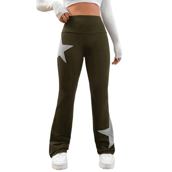 Y2k Sweatpants Cargo Pants Women High Waist Straight Leg Pants Women Straight Leg Scrub Pants for Women Women Pants Casual Work Camo Cargo Pants for Women Green L