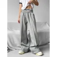 thumbnail image 1 of Y2k Vintage Wide leg Casual Pants Men Sport Sweatpants Straight Long Trousers Loose Oversize Korean Fashion Clothes 2024 New (GRAY,L), 1 of 8