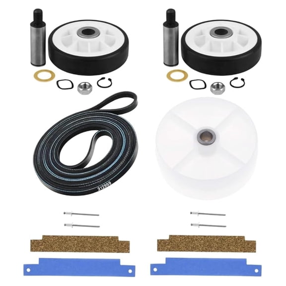 Y312959, 6-3037050, (306508 x 2), (303373K x 2) Dryer Repair Kit Compatible with Top Brand Replaces with PS1570070, WP6-3037050, WPY312959, AP6024192, AP6009855 and PS11743028