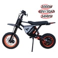 thumbnail image 1 of Y66 Electric Bike for Teens Adults,3000W Brushless Motor Up to 34MPH, 48V 30Ah 40-Mile Electric Motorcycle, 12"/10" Off-Road Tire Ebike, Dual Hydraulic Brakes, Full Suspension UL2849, 1 of 6