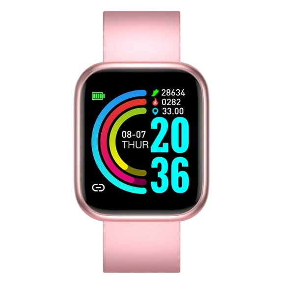 Y68 Fitness Smartwatch - 1.44" Touchscreen, Health Tracker, IP67 Waterproof, 10-Day Battery, Call Alerts for Android/iOS