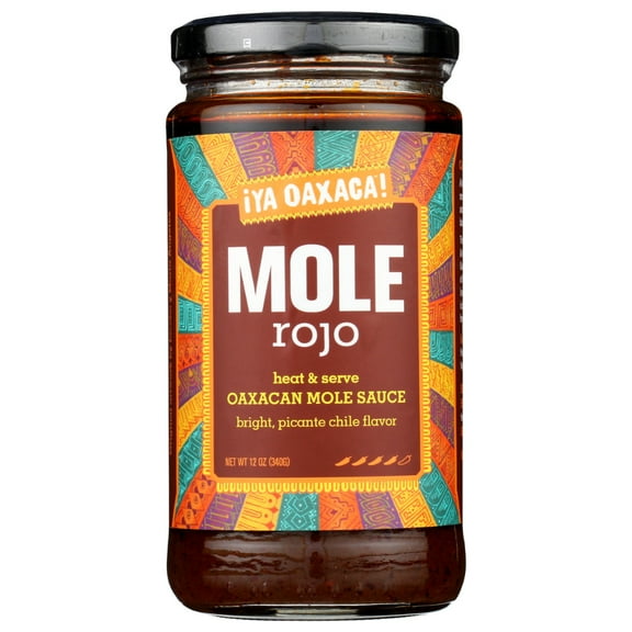 YA OAXACA - Mole Rojo Sauce 12OZ ( Pack of 6)