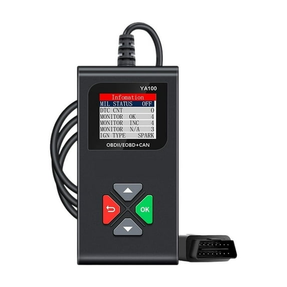 YA100 OBD2 Scanner Multilingual Car Diagnostic Tool Check Engine Code Reaer ,Sturdy and Compact