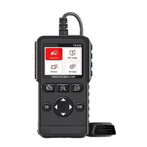 YA200 OBD2 Scanner Multilingual Car Diagnose Tool For Engine Code Reader DTC Lookup Voltage Test