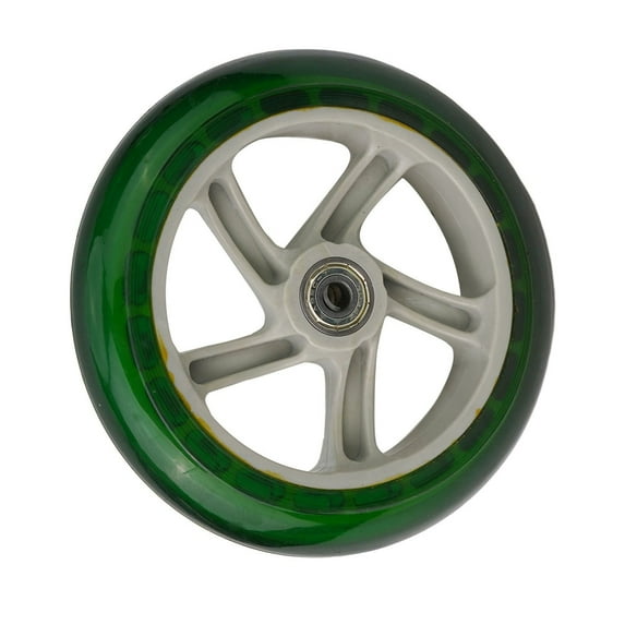 YAAQII for 6 Inch Scooter Wheel PU Wheelchair Front Wheels With Bearing 145mm Diameter 30mm Thickness High Elasticity No Noise No Slip Replacement Parts