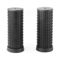 YAAQII for Bicycle Handlebar Grips Pair for Twist Shifters, TPR Rubber Bar Grip, 22.2mm Diameter, Black, for Durable Cycling Accessories for Mountain Road Bikes