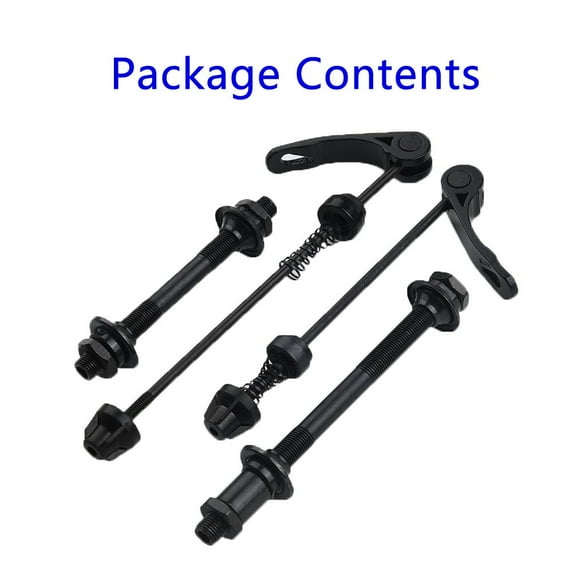 YAAQII for Bicycle Quick Release Skewer Set Front Rear Axle Tools for Mountain Bikes 6/7/8 Speed Compatible for Durable Sturdy Easy to Use Front 15cm Rear 18cm