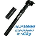 thumbnail image 1 of YAAQII for Bike Shock Absorbing Seatpost 350MM Aluminum Alloy Seat Post Adjustable Suspension 34.9MM Diameter Spring Coil Vibration Damping Comfort Riding, 1 of 7