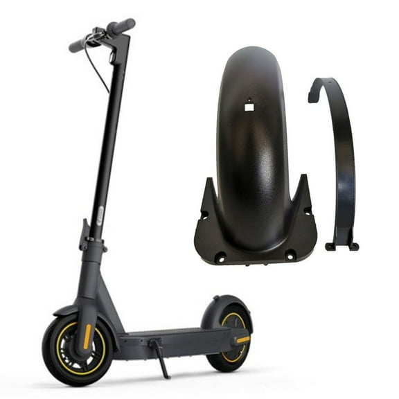 YAAQII for Electric Scooter Rear Mudguard for NINEBOT MaxG30, ABS+PC Material Splash Guard Fender Accessory, Black Protective Tire Cover, Easy Installation
