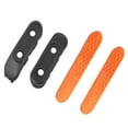 thumbnail image 1 of YAAQII for Ninebot F Series Electric Scooter Front Fork Cover and Reflective Sticker Set for F20 F25 F30 F40 Models, Black and Orange Plastic Decoration Accessory, 10*2.9cm (Cover+Sticker), 1 of 5