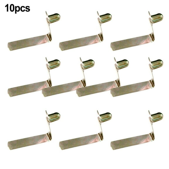 YAAQII for Spring Clip Locking Tube Pin Set, 10 Pack Metal Push Clips for Tent Poles Kayak Paddles, 6mm Diameter Quick Snap Canopy Pole Connectors, Outdoor Camping Hiking Accessories