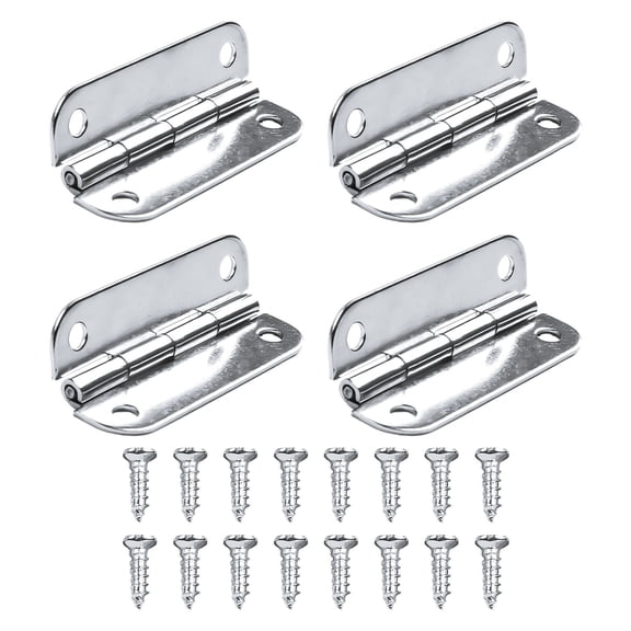 YAAQII for Stainless Steel Cooler Hinges Replacement Set for Igloo Ice Chests 4-Pack with Screws 2.4x1.3 Inch Fits 25-165 Quart Rectangular Coolers Rust-Resistant for Durable