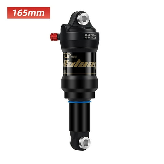 YAAQII for Mountain Bike Rear Shock 165mm Air Pressure Adjustable Shock Absorber for Downhill Electric Bikes 35mm Travel 6066 Aluminum Style 1