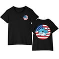 thumbnail image 1 of YABCSAZ 4th of July Baby Boys Girls Outfits Short Sleeve Tops Summer Casual T-Shirts American Flag Star Shirts Toddler Kids Patriotic Clothes Unisex Tops Independence Day Tops 7 Years, 1 of 8
