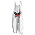 thumbnail image 1 of YABCSAZ 4th of July Outfits for Women Jumsuits Fashionable Casual Independence Day American Flag Print Romper Wide Leg Spaghetti Strap Sleeveless Looes Soft Comfortable Rompers with Pockets, 1 of 4