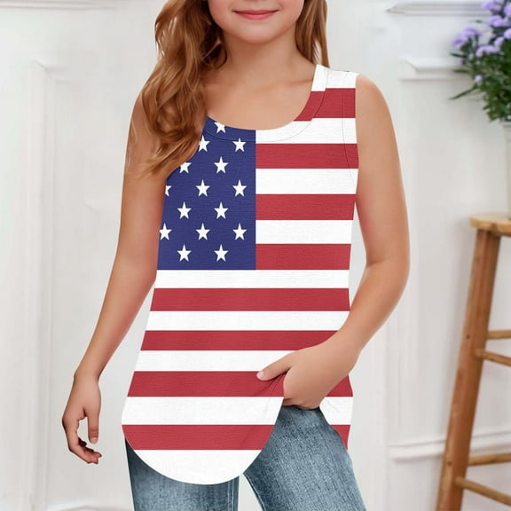 YABCSAZ 4th of July Toddler Baby Boys Girls Outfits Short Sleeve Tops Summer Casual T-Shirts American Flag Star Shirts Kids Patriotic Clothes Memorial Day Independence Day Tops 3 Years