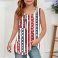 thumbnail image 1 of YABCSAZ 4th of July Toddler Baby Boys Girls Outfits Short Sleeve Tops Summer Casual T-Shirts American Flag Star Shirts Kids Patriotic Clothes Memorial Day Independence Day Tops 7 Years, 1 of 6