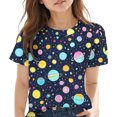 thumbnail image 1 of YABCSAZ Baby Boys Girls Summer Tops Short Sleeve T-Shirts Kids Loose Fit Casual Tops Toddler Shirts Soft Comfortable Unisex Tee Shirt for Little Girls Boys Teens Size 13 T, 1 of 8