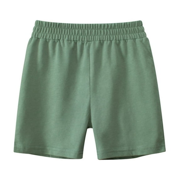 YABCSAZ Baby-Boys Girts Toddler Summer Casual Solid Clor Elastic Toddler Baby Shorts Wide Leg Loose Bermuda shorts Little Kids Boys, Unisex Size 4 Years