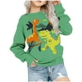 thumbnail image 1 of YABCSAZ Baby Girls Boys Sweatshirts Casual Long Sleeve Round Neck Tops Oversize Loose Fit Shirts Cute Graph Print Kids Pullover Fall Warm Unisex Toddler Outfits Size 11 Years, 1 of 4