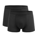 thumbnail image 1 of YABCSAZ Boxer Briefs for Men Breathable Stretch Boxer Briefs Panties Soft and Breathable Cotton Underwear with Comfy Flex Waistband, 2 Pack Mens Underwear, 1 of 4