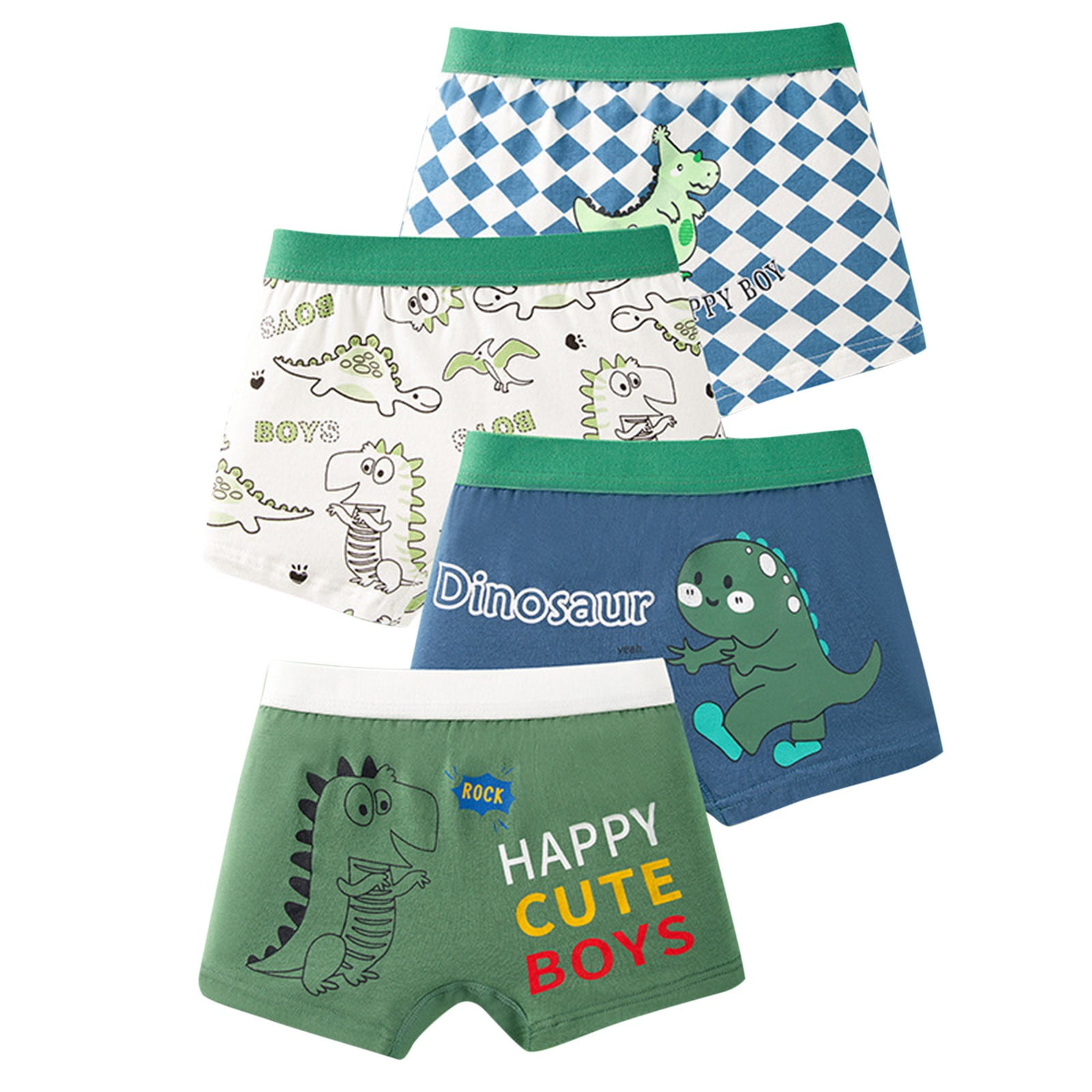 KKLLOL Boys' Cotton Boxer Briefs (Pack Of 6) - Breathable, Tag-Free Toddler Underwear With Moisture-Wicking Comfort - View #7